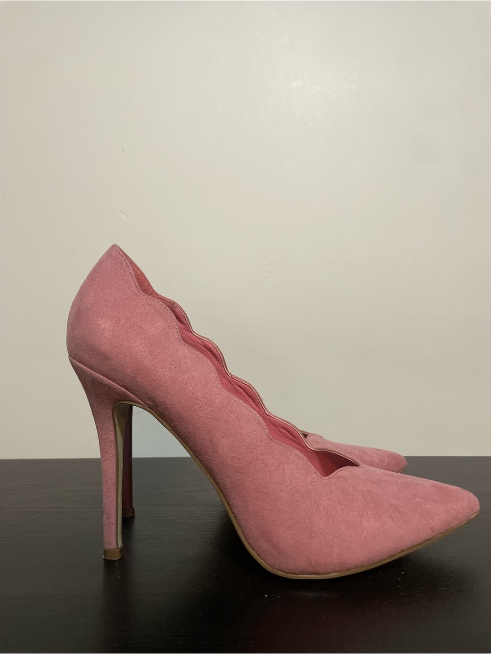 Suede Pointed Toe Stiletto Pumps | Womens Sz 11